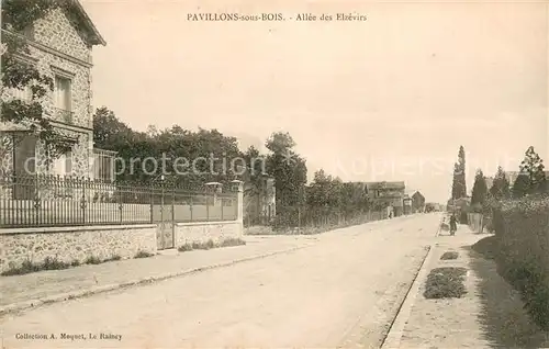 AK / Ansichtskarte Pavillons sous Bois_Les Allee des Elzevirs Pavillons sous Bois_Les