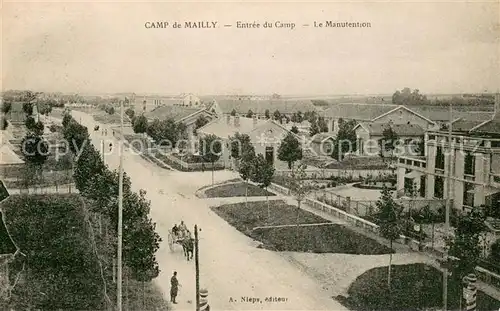 AK / Ansichtskarte Camp_de_Mailly Entree du Camp le Manutention Camp_de_Mailly