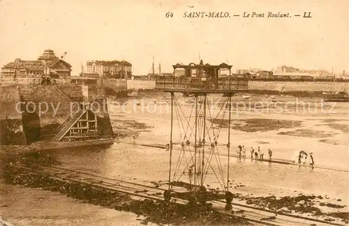 AK / Ansichtskarte Saint Malo_35 Le Pont Roulant 