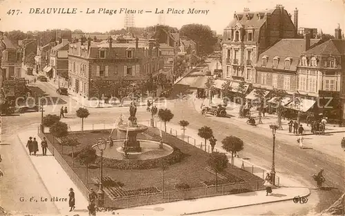 AK / Ansichtskarte Deauville sur Mer Place Morny Deauville sur Mer