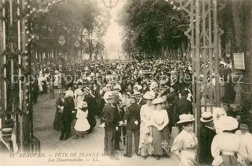AK / Ansichtskarte Beauvais_60 Fetes de Jeanne Hachette Les Illuminations 