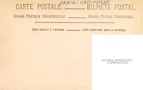 AK / Ansichtskarte Praia_Kap_Verde Vista da Rua da Praia 
