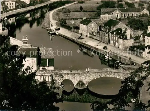 AK / Ansichtskarte Dinan Vieux port et pont sur la Rance Dinan