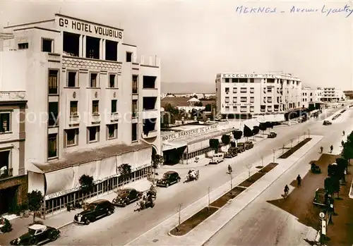AK / Ansichtskarte Meknes Avenue Lyouley Meknes