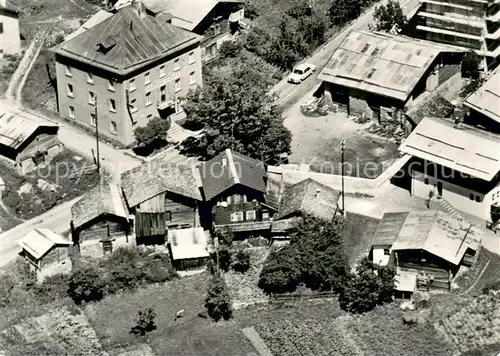 AK / Ansichtskarte Inden_Leuk Pension des Alpes vue aerienne Inden_Leuk