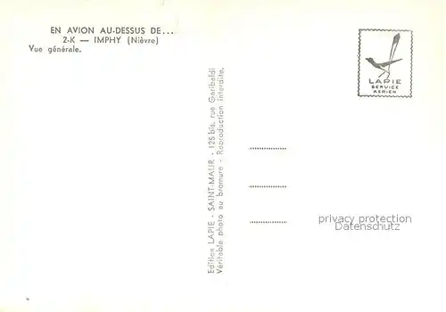 AK / Ansichtskarte Imphy Vue aerienne Imphy