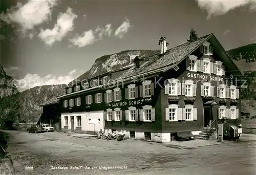 AK / Ansichtskarte Au_Bregenzerwald Gasthaus Schiff Au_Bregenzerwald