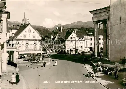 AK / Ansichtskarte Dornbirn_Vorarlberg Marktplatz Dornbirn Vorarlberg