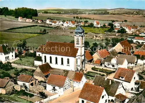 AK / Ansichtskarte Gumbrechtshoffen Eglise Catholique vue aerienne Gumbrechtshoffen