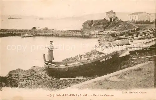 AK / Ansichtskarte Juan les Pins Port du Crouton Juan les Pins