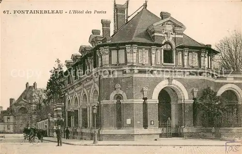 AK / Ansichtskarte Fontainebleau_Seine_et_Marne Hotel des Postes Fontainebleau_Seine