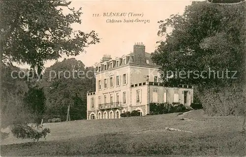 AK / Ansichtskarte Bleneau Chateau Saint Georges Bleneau