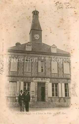 AK / Ansichtskarte Courville sur Eure Hotel de Ville Courville sur Eure