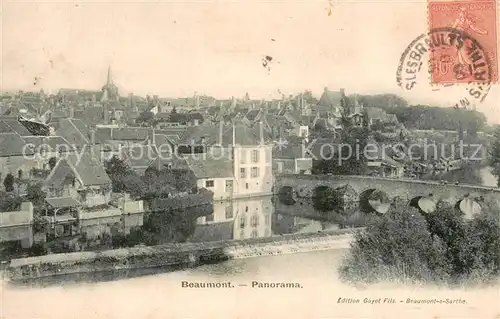 AK / Ansichtskarte Beaumont Pied de Boeuf_Sarthe Panorama Beaumont Pied de Boeuf