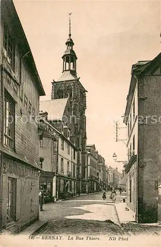 AK / Ansichtskarte Bernay La Rue Thiers Bernay