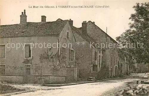 AK / Ansichtskarte Verrey sous Salmaise La Rue du Giboux Verrey sous Salmaise