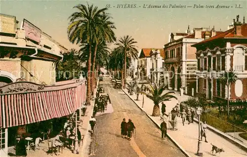 AK / Ansichtskarte Hyeres_les_Palmiers Avenue des Palmiers Hyeres_les_Palmiers