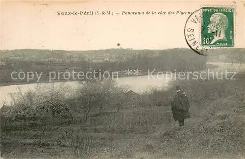 AK / Ansichtskarte Vaux le Penil Panorama de la cote des Pigeons Vaux le Penil