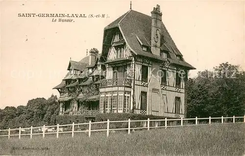 AK / Ansichtskarte Saint Germain Laval_Seine et Marne Le Manoir Saint Germain Laval