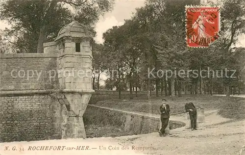 AK / Ansichtskarte Rochefort_sur_Mer Un Coin des Remparts Rochefort_sur_Mer