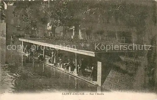 AK / Ansichtskarte Saint Calais_Sarthe Sur l Anille Saint Calais_Sarthe