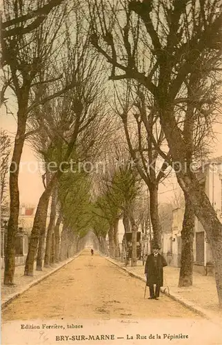 AK / Ansichtskarte Bry sur Marne La Rue de la Pepiniere Bry sur Marne