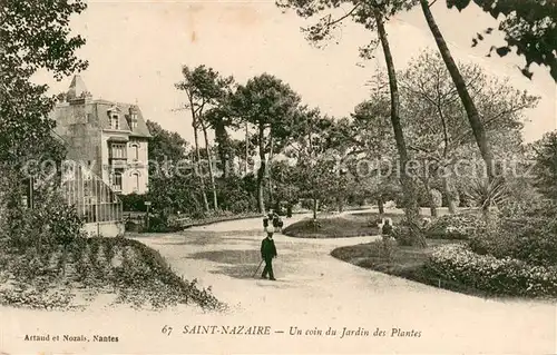 AK / Ansichtskarte Saint Nazaire_Gard Un coin du Jardin des Plantes Saint Nazaire Gard