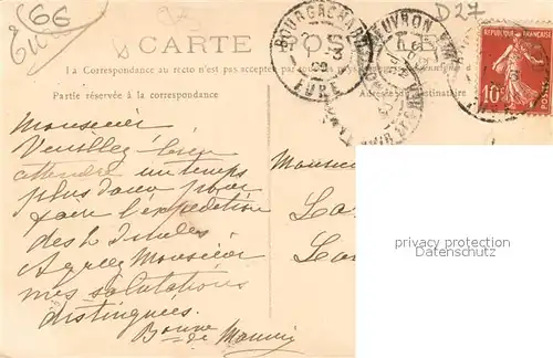 AK / Ansichtskarte Bosgouet Le Chateau vue au Midi Bosgouet