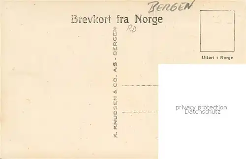 AK / Ansichtskarte Bergen_Norwegen Finse Bergensbanen Bergen Norwegen