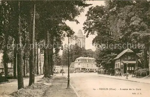 AK / Ansichtskarte Senlis_Oise Avenue de la Gare Senlis Oise