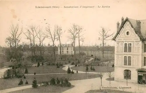 AK / Ansichtskarte Liancourt Sanatorium dAngicourt Le Jardin Liancourt