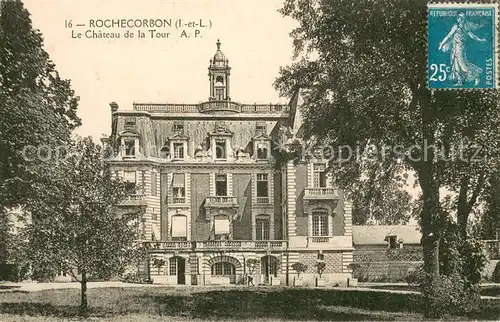 AK / Ansichtskarte Rochecorbon Le Chateau de la Tour Rochecorbon