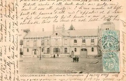 AK / Ansichtskarte Coulommiers Les Postes et Telegraphes Coulommiers