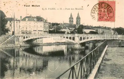AK / Ansichtskarte Paris Pont des Moulins Paris