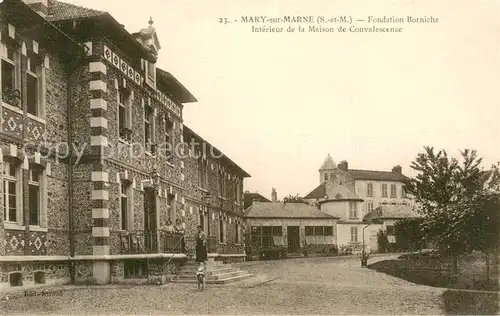 AK / Ansichtskarte Mary sur Marne Fondation Borniche Interieur de la Maison de Convalescence Mary sur Marne