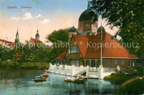 AK / Ansichtskarte Oppeln_Oberschlesien Eishaus Oppeln_Oberschlesien