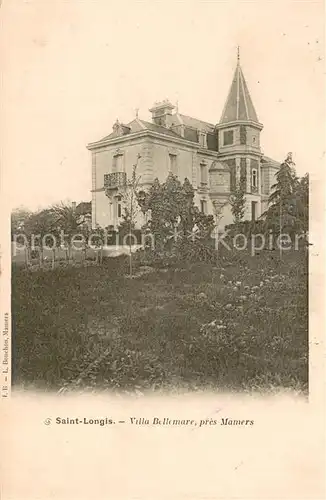 AK / Ansichtskarte Saint Longis Villa Bellemare pres Mamers Saint Longis
