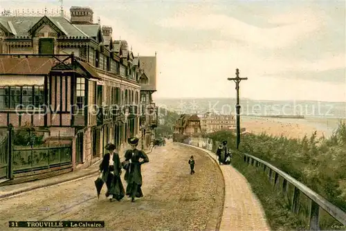AK / Ansichtskarte Trouville Deauville Le Calvaire Trouville Deauville