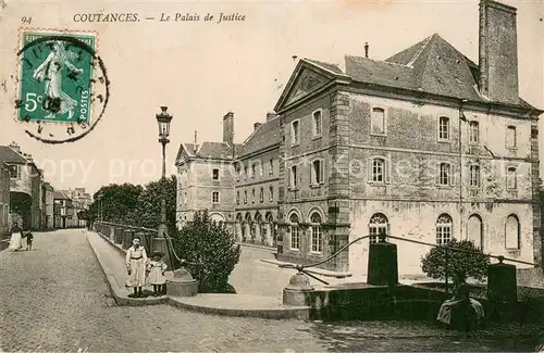 AK / Ansichtskarte Coutances Le Palais de Justice Coutances