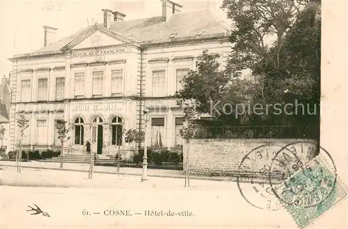 AK / Ansichtskarte Cosne Cours sur Loire Hotel de Ville Cosne Cours sur Loire