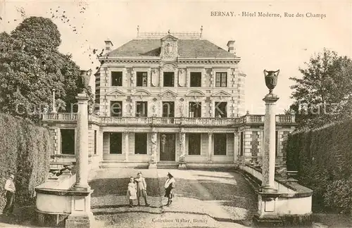 AK / Ansichtskarte Bernay Hotel Moderne Rue des Champs Bernay