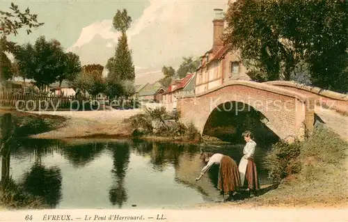 AK / Ansichtskarte Evreux Le Pont d Harrouard Evreux