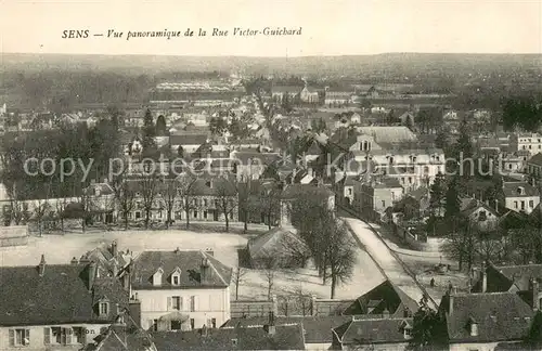 AK / Ansichtskarte Sens_Yonne Vue panoramique de la Rue Victor Guichard Sens_Yonne
