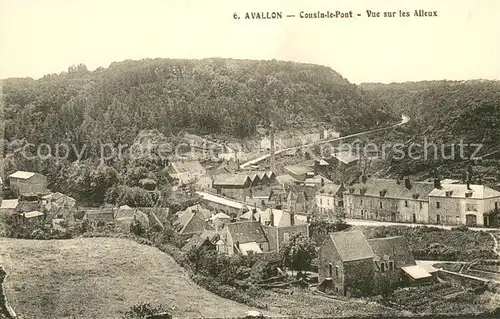 AK / Ansichtskarte Avallon Cousin le Pont Vue sur les Alleux Avallon