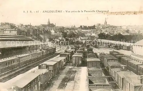 AK / Ansichtskarte Angouleme Vue prise de la Passerelle Chaignaud Angouleme