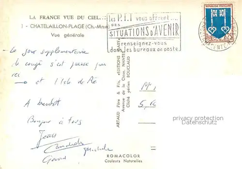 AK / Ansichtskarte Chatelaillon Plage Vue generale Chatelaillon Plage