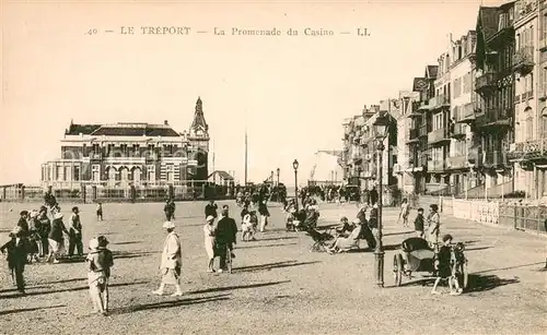 AK / Ansichtskarte Le_Treport La Promenade du Casino Le_Treport