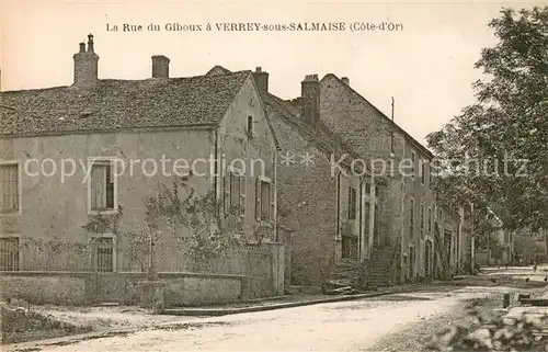 AK / Ansichtskarte Verrey sous Salmaise Rue du Giboux Verrey sous Salmaise