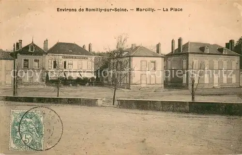 AK / Ansichtskarte Marcilly sur Seine La Place Marcilly sur Seine