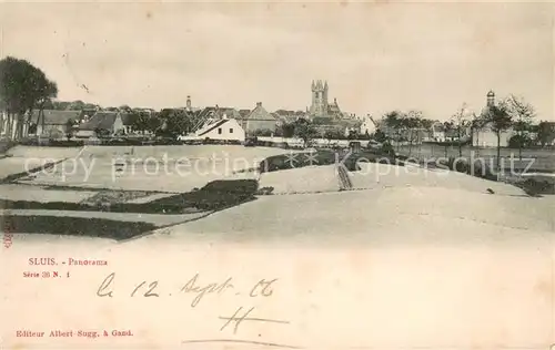 AK / Ansichtskarte Sluis_Zeeland Panorama 